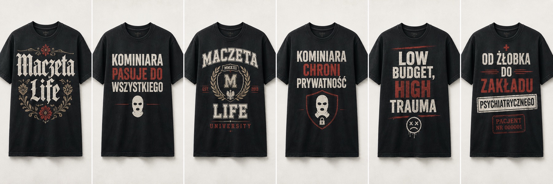 Maczeta Life — kolekcja koszulek